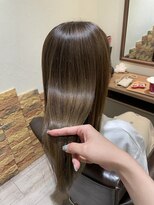 ヘアメイク シュシュ(Hair make chou chou) ショコラベージュボブルフ奈良大和八木20代30代40代【林有里子】