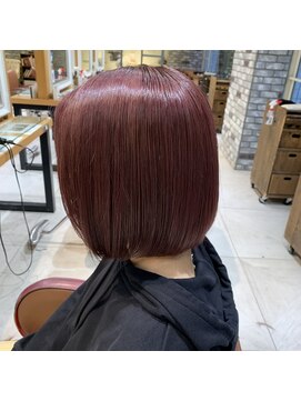 ネオリーブルカ 御茶ノ水店(Neolive Luca) 夏カラーにコーラルピンク