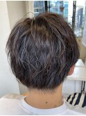 無造作濡れ感マッシュ