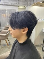 エイル 北堀江(Eir)&nbsp;【前下がりカルマパーマ】【ブルーブラック】