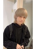 【eme髪質改善】ハイトーンマッシュウルフ