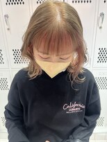 ロンドルーチェ 心斎橋(Lond luce)&nbsp;ダークアッシュ/ミディアムレイヤーカット［髪質改善/縮毛矯正］
