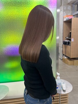 ネウィ 天王寺(newi) ◆リンゴ幹/ブラウンベージュ/ストレート/ツヤ髪