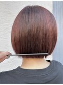 切りっぱなしボブ 担当-木村優伽