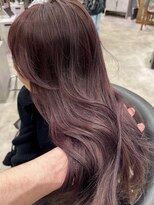 シティ(CITY)&nbsp;ラベンダーピンク カシス ピンクブラウン 赤 ダブルカラー