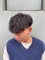 サンズ 梅田(SUNS)&nbsp;前下がりマッシュツイストスパイラルパーマ