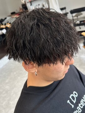 フゥ 宇都宮(FeU) 波巻きスパイラルパーマツイストパーマメンズマッシュパーマ