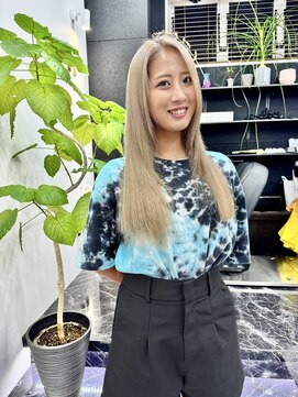 チュダック(ChuDuck) 韓国風《ミルクティー》ハイトーン/ケアブリーチ/ダブルカラー