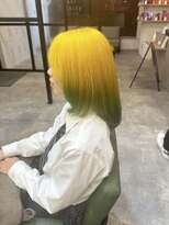 トリニティ 本厚木(trinity)&nbsp;レモンイエローグラデーションカラーグリーン本厚木