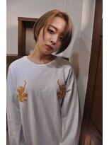 ヘアー ミッション 心斎橋店(hair Mission) ショートカット×ひし形ショートスタイル20代30代40代