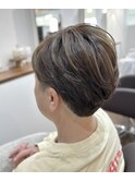 ツーブロックショート
