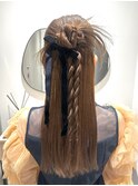 【ヘアセット】カチモリハーフアップ/着物