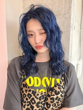 ハコ プラス(HACO+) 【Haco+】Ibuki_ネイビー_ダブルカラー