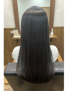 シェアする美容室 結び 髪質改善縮毛矯正でさらつやロングへ☆