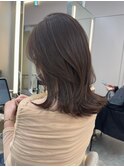 透明感まるブラウン/イメチェンカラー春カラーココアグレージュ