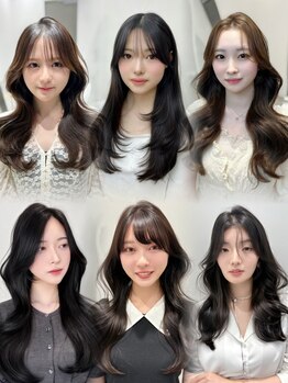 ラクシア(LucxiA)の写真/【韓国ヘア/レイヤーカット】乾かすだけで決まる時短ヘア☆自宅でも再現できるスタイルを提案いたします♪