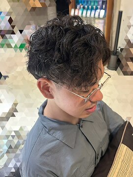 ヘアリゾート粋 ティガ 池袋店(tiga) メンズショート/ナチュラル/ニュアンスパーマ/ツーブロック