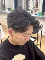 ビカムメンズヘアー 栄店(become men's hair)&nbsp;ツイストフェザーセンターパート