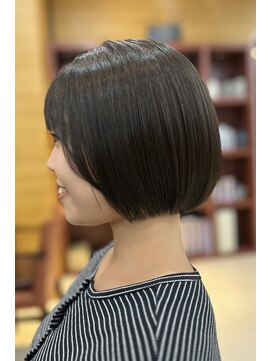 ガーデン 銀座(GARDEN) ショートボブ/丸みボブ/大人/透明感/アッシュ/オリーブ/20代30代