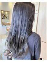 リエットヘアー 杢左店(Lie-et. hair)&nbsp;透明感グレージュ×柔らかロング