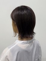 ルプラ ファシル(le-pla Facil) 外はねボブにインナーカラーをプラス