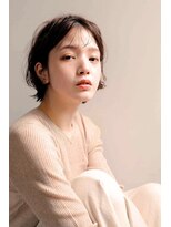 ヘアリゾート粋 ドゥオ 新宿南口店(dua)&nbsp;シースルーバング/外ハネ/ワンカール/透け感カラー/イルミナ