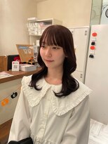ヘアメイク シュシュ(Hair make chou chou)&nbsp;レイヤーカット　ミディアムレイヤー　顔まわりカット