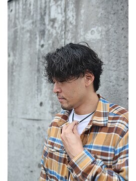 ハニー(HONEY) 波巻きスパイラルパーマ/波巻きパーマ/岡崎メンズパーマ