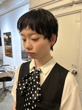 ゆるっとカールのピクシーショート☆