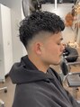 サロンドジョー(salon de joe) 【大人フェードピンパーマショート】直毛、硬毛にはピンパーマ