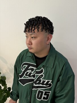 コームツイスト(ロッド巻き)