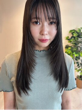 アペロ 柏(Apero) オリーブベージュ/レイヤーカット/フェイスレイヤー/柏美容室