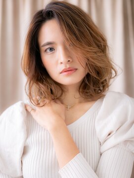 カバーヘアアンドスパ ブリス 浦和(COVER HAIR&SPA bliss) 逆アンブレラカラーハイライトハッシュレイヤー321Z浦和20代30代