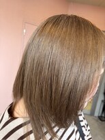 ベルベットヘア 千早店(Velvet hair)&nbsp;プレミアム髪質改善カラー×スモーキーグレージュ