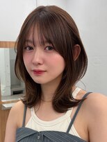 アンアミ オモテサンドウ ザ ツー(Un ami omotesando THE2)&nbsp;ミディアム/ミディアムレイヤー／レイヤーカット/ミディアムボブ