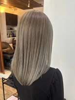 ハーツ 青山表参道店(Heart's) 白髪ぼかし脱白髪染め似合わせレイヤーカット40代50代60代