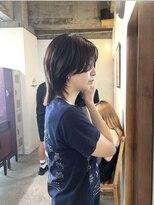 ワゴンヘアー(wagon hair) wolf