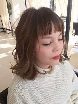 ロアールアオイ(LOAOL AOI) オン眉ガーリーミディアム