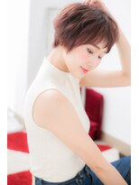 ドクターズ サロン ラブ(Dr's Salon LAB)&nbsp;【Lab古河】モードなボルドーカラーが◎エアリーショートa