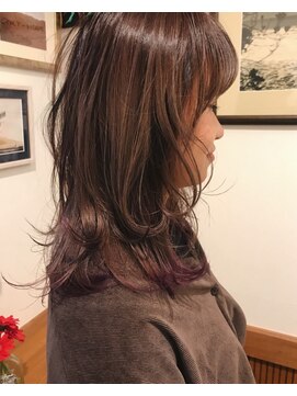 ヘアーサロン オンリーホープ(HAIR SALON ONLY HOPE) ONLY-HOPE【スズキリュウタ】　ヘムカラー