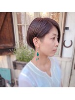 ヘアサロン リトルバード(Hair salon Little birds) 大人ツーブロックショート×パープルアッシュ