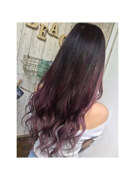 アンク クロス 関内店 【アンククロス関内】エクステつけっぱピンクグラデ