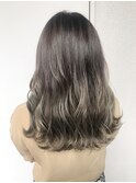 O-tete オリーブグレージュナチュラルグラデーション
