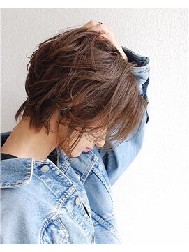 グロウミドル(GROW middle) 大人可愛いレイヤーボブ【middle】丸岡奈央