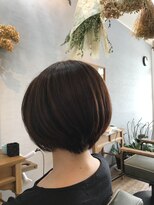 ヘアーサロン アンズ&nbsp;丸みがある前下がりショートボブ