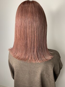 ジャイロヘア(gyro hair) ピンクベージュ