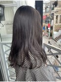 ウェーブ×ラベンダーグレージュ