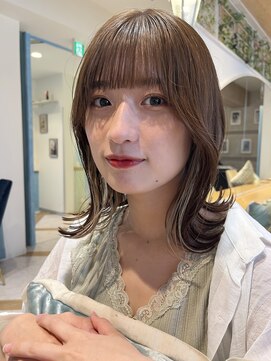 ロンドルーチェ 心斎橋(Lond luce) ケアブリーチダブルカラー×レッドブラウン【心斎橋】