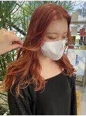 【韓国風コーラルピンクカラー】zest吉祥寺 青木桜