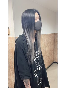 ルフレ 新宿本店2nd(Reflet) メンズカット/黒髪/韓国/センターパート